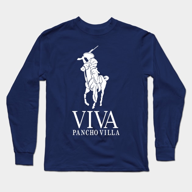 Viva Grande Blanco Long Sleeve T-Shirt by Dedos The Nomad